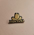 Montana Souvenir Cowboy Hat Lapel Pinback Pin - Souvenirs & Travel Theme — photo 1
