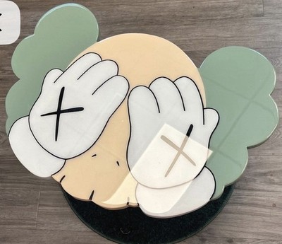 Kaws Coffee Table. Covering Eyes/by Hypnotic Art design. Free shipping  