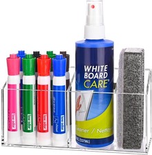 Magnetic Dry Erase Marker Holder, Anti-slip Acrylic Magnetic Marker Pen Holder f