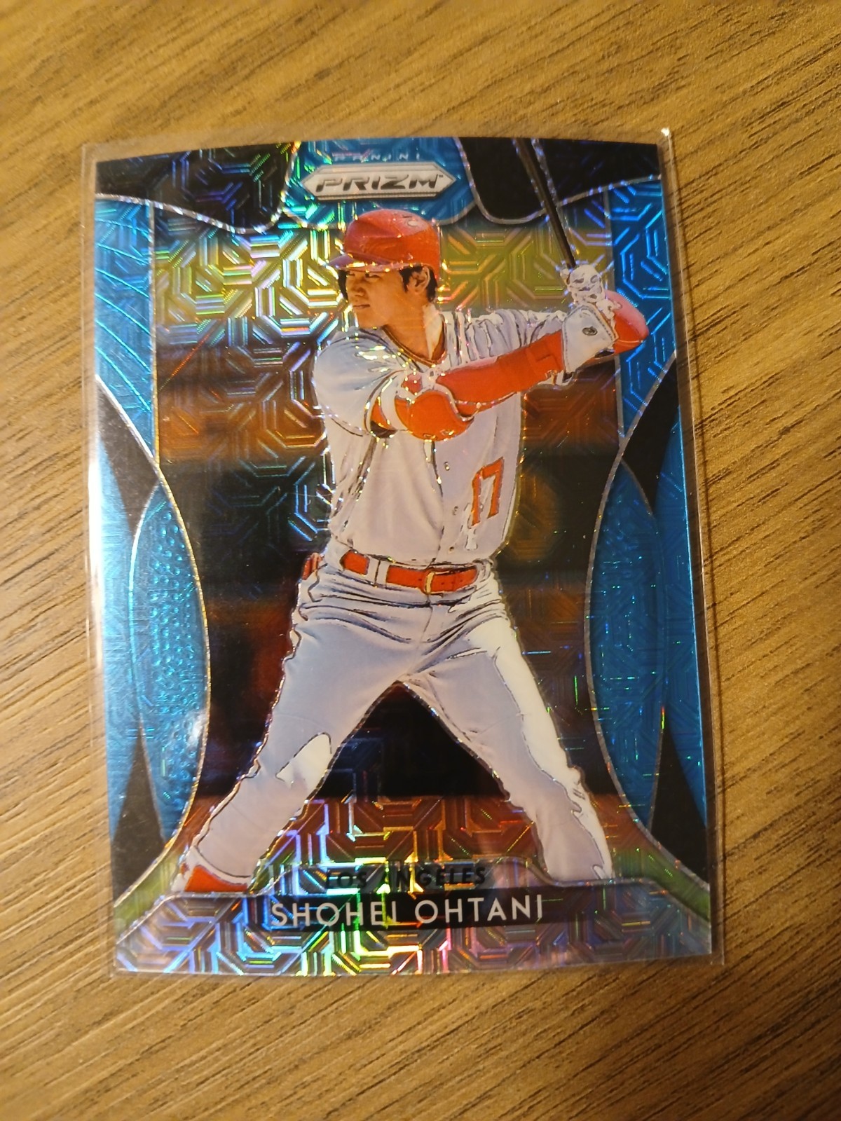2019 Panini Prizm Shohei Ohtani Blue Mojo Prizm #217/399 LA Dodgers