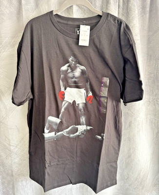 Muhammad Ali Shirt Mens XL Black Boxing Knockout Photo Graphic Tee T-Shirt
