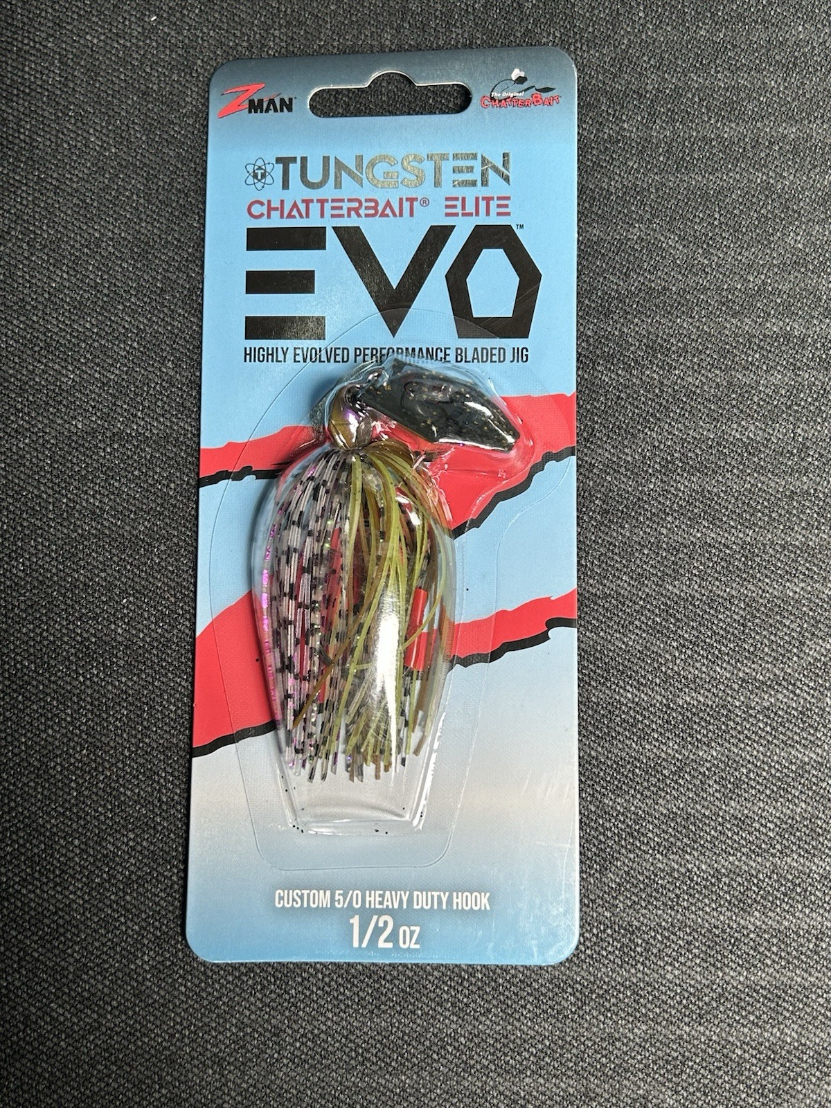 Z-Man Tungsten Chatterbait Elite Evo 1/2oz Bama Bream. - Image 1