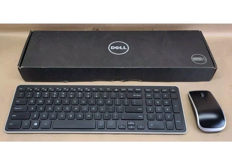 Genuine OEM Dell Wireless Slim ( Keyboard KM714 ) + ( Mouse WM514