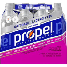 Propel Electrolyte Enhanced Water Sports Drink, Berry Flavored Water, Zero Calor