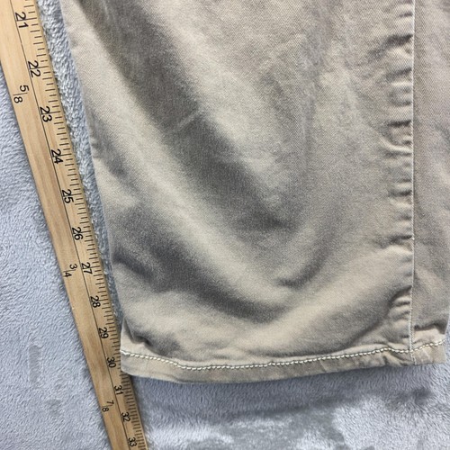 Pantalones de mezclilla informales elásticos de pierna recta caqui 33R BKE Jake Bootleg para hombre - Imagen 9 de 11