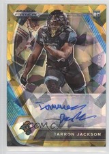 2021 Panini Prizm Draft Picks Gold Ice Tarron Jackson #DPA-TJA Auto 15dh