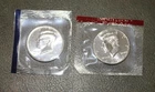 2002 Uncirculated P&D Kennedy Half Dollars in Mint Cello Packaging (2 Coins)