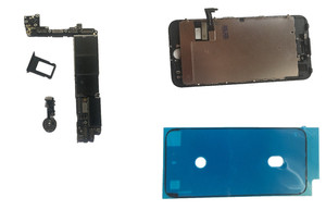 iPhone 7 Logicboard 128GB A1778 Schwarz Ohne Simlock mit Homebutton + Display