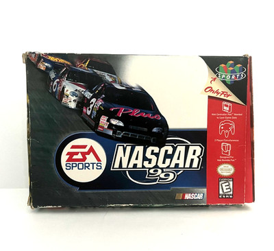 NASCAR 99 Nintendo 64 Authentic Complete/CIB VG Copy