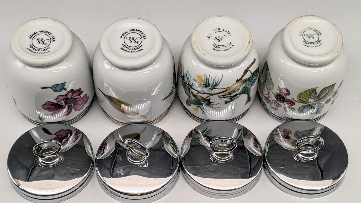  Worcester エッグコドラー 2個セット Royal Worcester King size 2 Egg Coddler in Evesham or 6 Blackberry