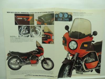 Moto Guzzi 1000SP II Motorcycle Brochure Specifications L12321