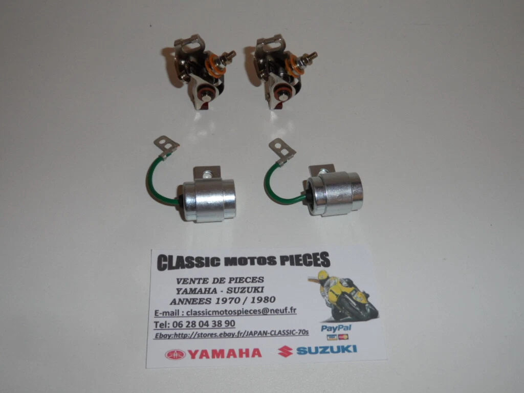 125 AS2 1969 Yamaha Kit Two Breakers And Two Capacitors eBay