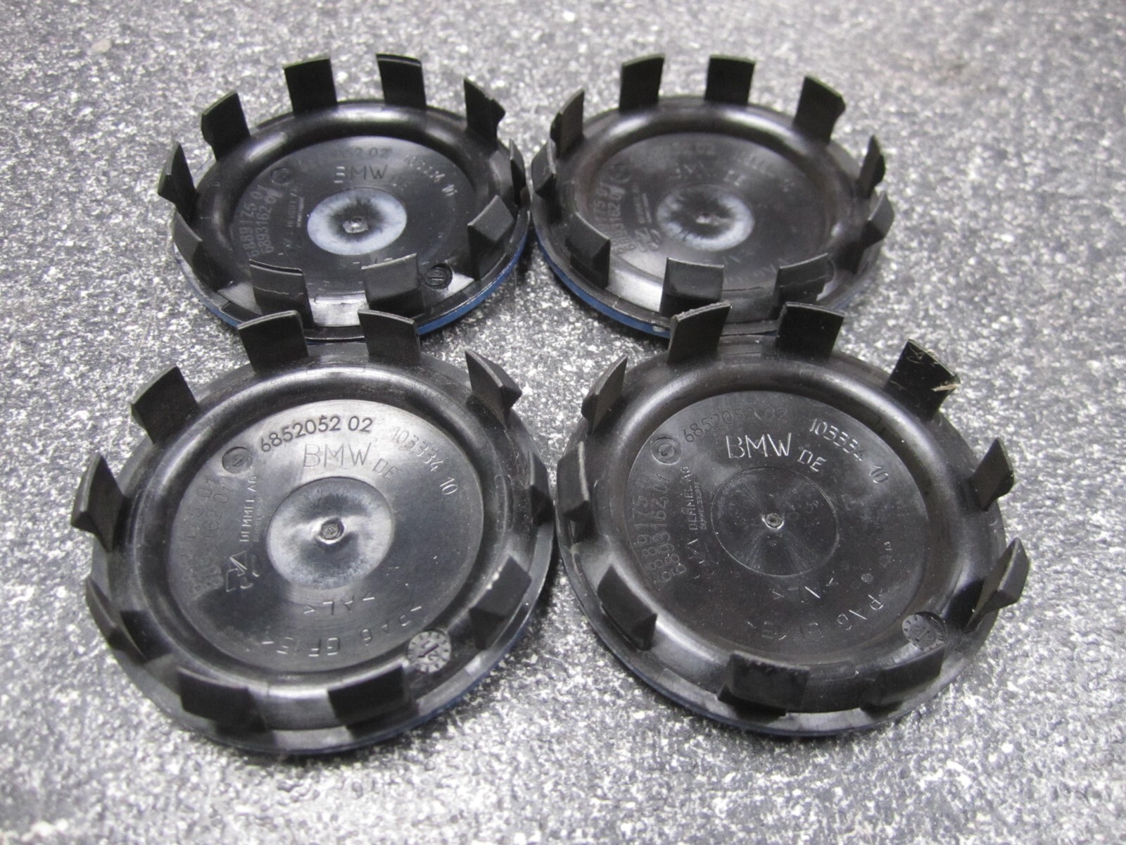 BMW Blue OEM Center Caps 2-1/8 