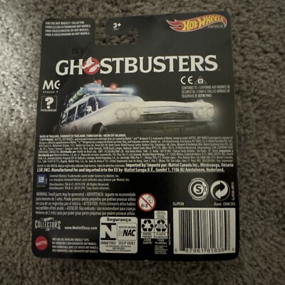 Hot Wheels Ghostbusters Ecto-1 Real Riders Premium Diecast Model