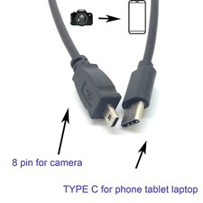 TYPE C OTG CABLE FOR Pentax Optio Camera I-USB7 I-USB17 Optio S4 S40 S45 S4i S50