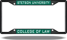 Stetson LAW Black License Plate Frame