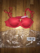 VS PINK Wear Everywhere Multi-Way Push Up Bra 34A New In Packaging