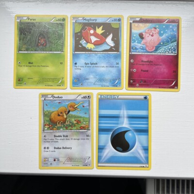 Pokemon XY Generationen Karten Konvolut Deck 5 Commons Nintendo TCG sehr guter Zustand 2016 Set