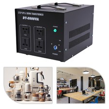 5000 Watt Step Up  Down Voltage Transformer Power Converter 110V to/ from 220V