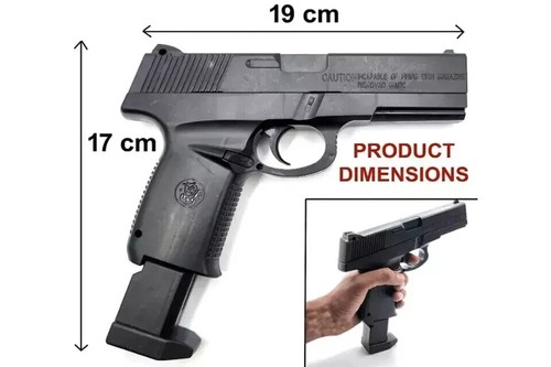 Kids Toy Gun – 6mm BB Pellet Pistol with 8 Round Reload – Black Color - Picture 5 of 5