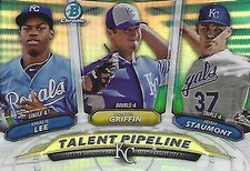 2018 Bowman #TP-KCR Josh Staumont / Foster Griffin Talent Pipeline NM