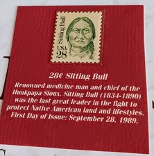 1989 Sitting Bull Single28c Postage Stamp, Sc#2183, MNH, OG Commerative