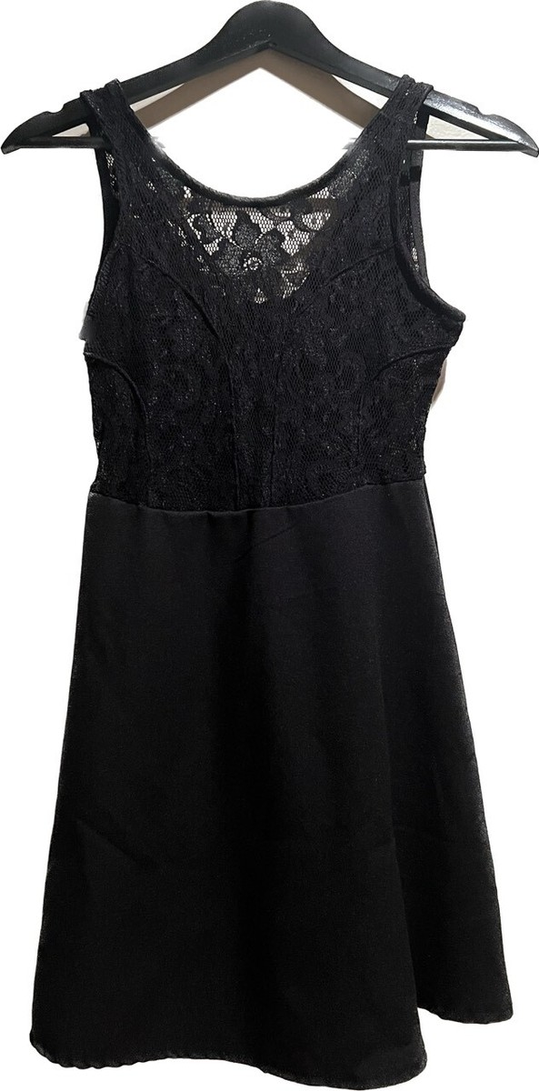 Little Black Dress With Lace Plunge Sweetheart Neckline | eBay