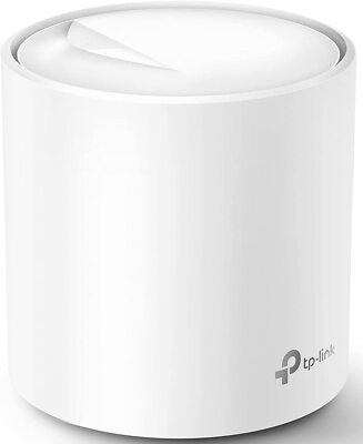 TP-Link Deco X60 AX3000 Whole Home Mesh WiFi 6 System 1 Pack White (Refurbished)