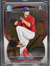 2023 Bowman Chrome 1st Refractor Blake Loubier BASE Boston Red Sox