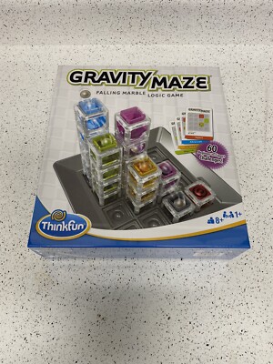 Thinkfun Gravity Maze Falling Marble Logic Brain Game For Ages 8 & Up New Sealed