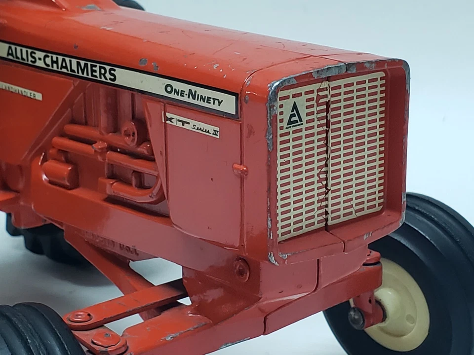 Vintage Allis-Chalmers One-Ninety XT Landhandler Tractor With ROPS By Ertl 1/16 - Image 4 of 4
