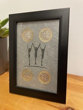 2 Pound Coin Display Frame For Commonwealth Games Full Set 4 Slots Commemorative