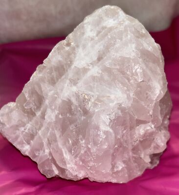 Pink Quartz Crystal Rock Fr. GA. Mine In The Ruff 3lbs Of Love, Healing, Gemmie!