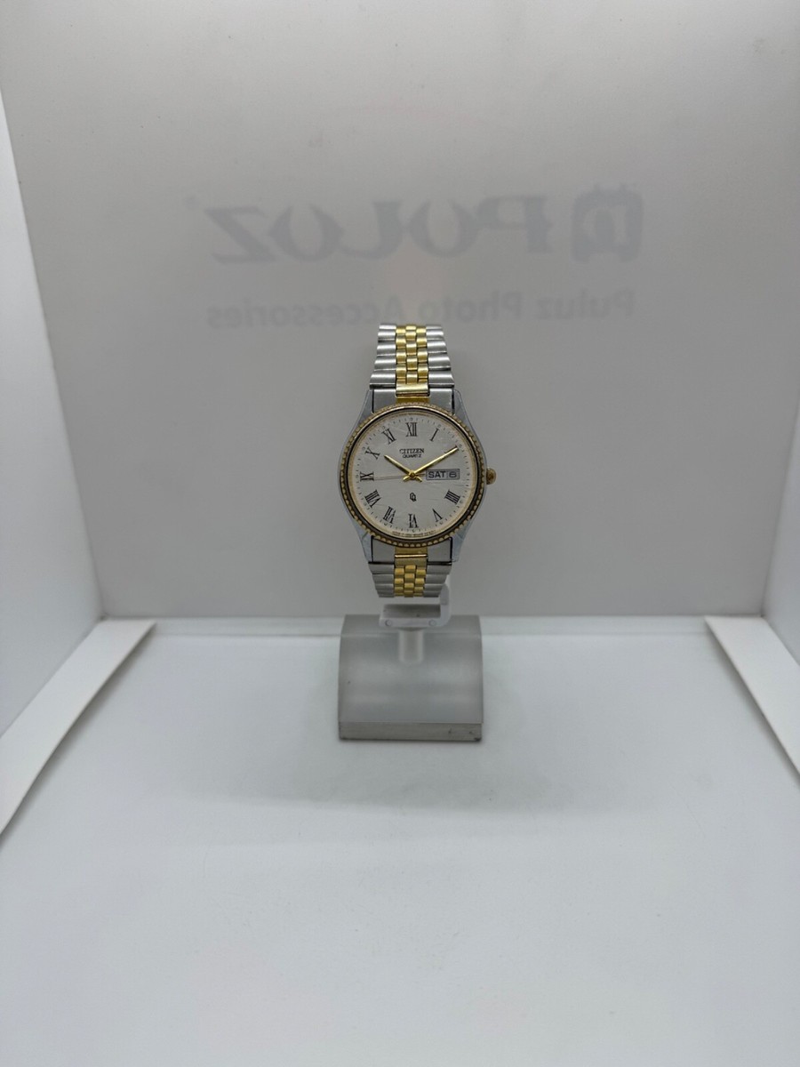 Citizen Quartz 5500-075927 Vintage Rare Wrist Watch Retro Old Date