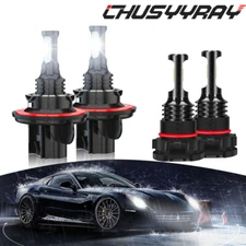 For Dodge Caliber 2010-2012 - 4x LED Headlight Bulbs Hi/lo Beam+Fog Light Combo