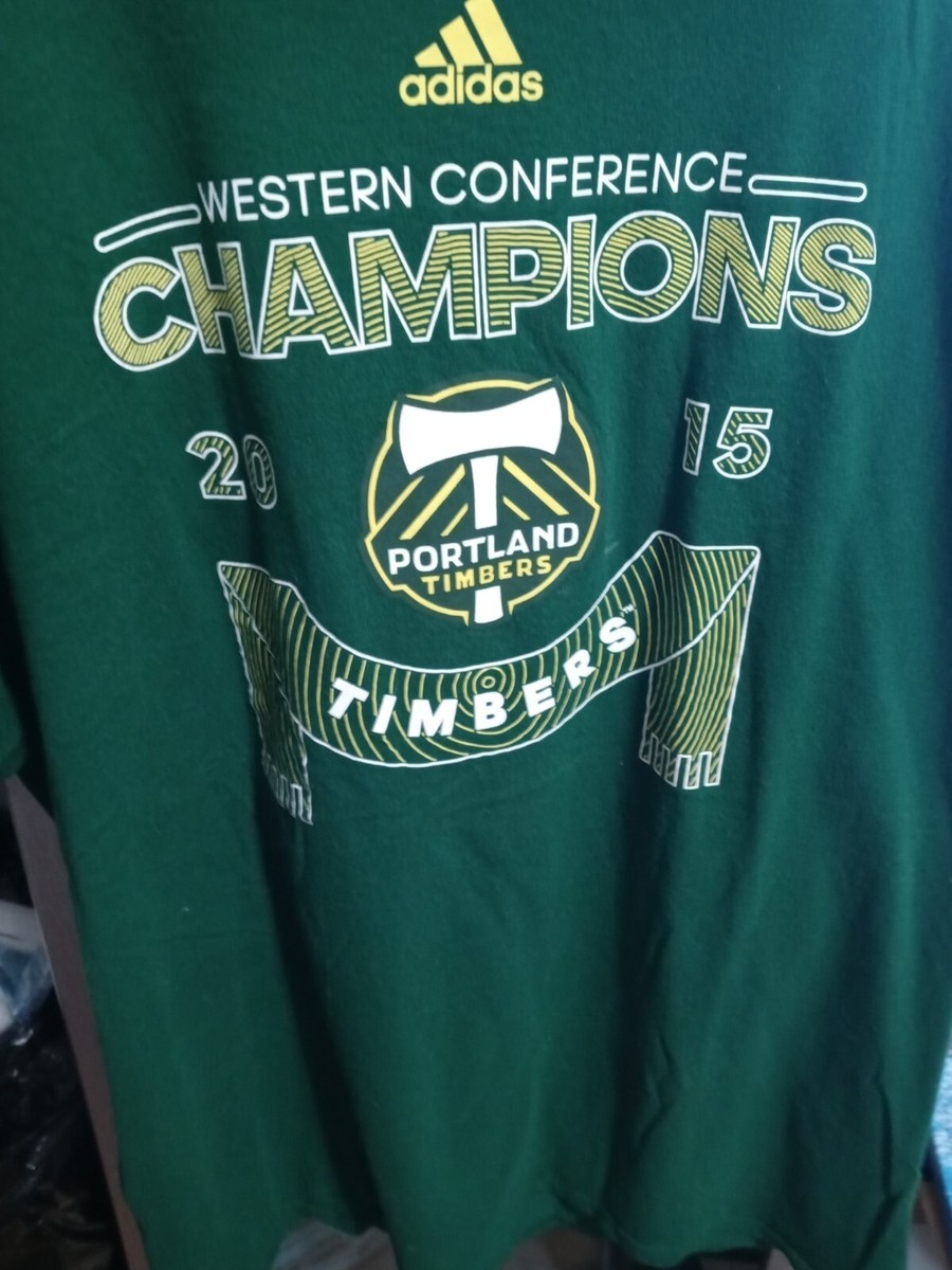 シャツ Champion PORTLAND TIMBERS Portland Timbers Western Conference Champion 2015 T-shirt | eBay