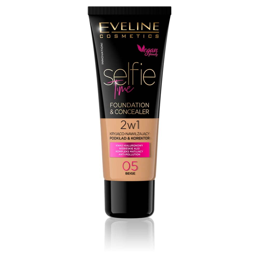 5903416001782 Тональный крем-корректор Eveline Cosmetics Selfie Time kryjąco-nawilż