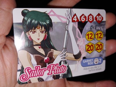 Sailor Moon Crystal: Dice Challenge Sailor Pluto Promo Card - NEW!