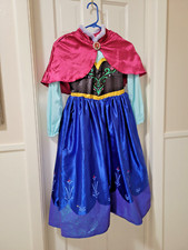 Halloween Girls Frozen Costume Dress Anna Disney Princess Collection 7/8