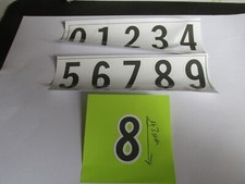 1/6th scale WW 11 GERMAN 1/6TH SCALE TANK/VEHICLE INSIGNIA NUMBERS x 2 SETS (AA)