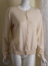 Ralph Lauren Sport Sz XL Lux Quality Cream White Merino Wool Cardigan Sweater