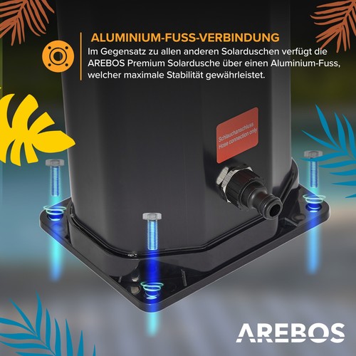 AREBOS 35 L Solardusche Gartendusche Pooldusche Außendusche Campingdusche - Bild 22 von 37