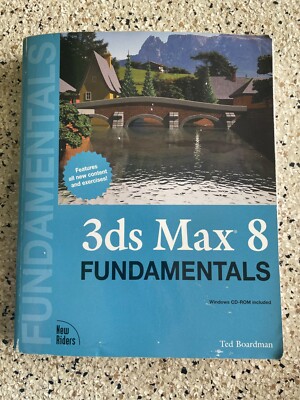 3ds Max 8 Fundamentals Book by Ted Boardman, includes Windows CD-Rom