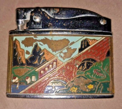 ROLAND Super Automatic CIGARETTE LIGHTER Switzerland Suisse Schweiz