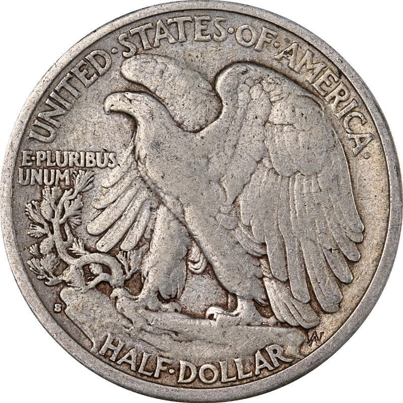 1929S Walking Liberty Half Dollar Nice Circ Great Set Builder
