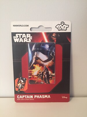 Star Wars Tribe Captain Phasma 8GB USB Flash Drive Brandneu in Verpackung