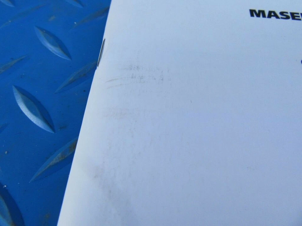 Maserati Ghibli manuales del propietario manuales con bolsa #8030 Foto 3 de 4