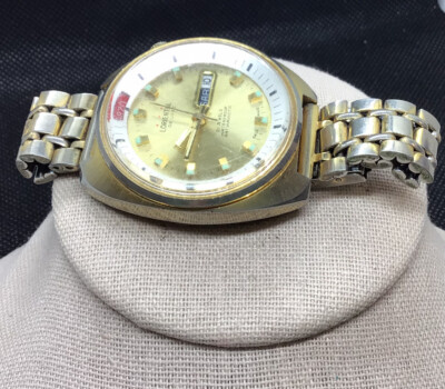 Vintage Mens Loriental Deluxe 21 Jewels Wrist Watch 