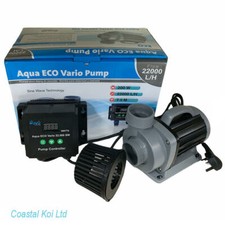 AQUA ECO VARIO 22,000S SINE WAVE  WATER PUMP KOI POND UK PLUG  COASTAL KOI