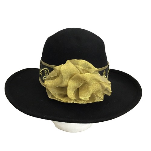 NWT AllSaints Alternating Weave Western Fadora In Light Khaki Bronson Wide Brim Wool Fedora Hat Black | ALLSAINTS US main image 2